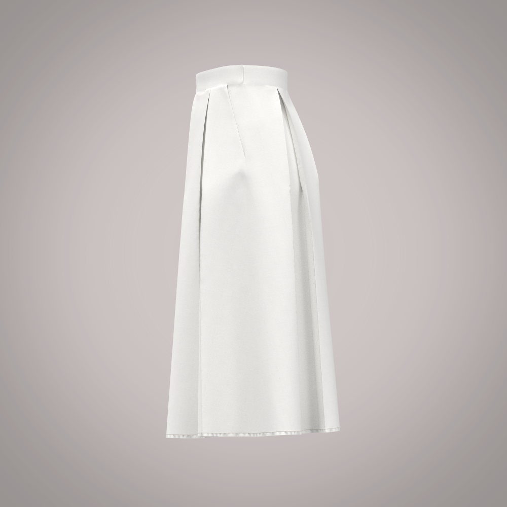 INVERTED PLEATS SKIRT | 3D Model - CONNECT